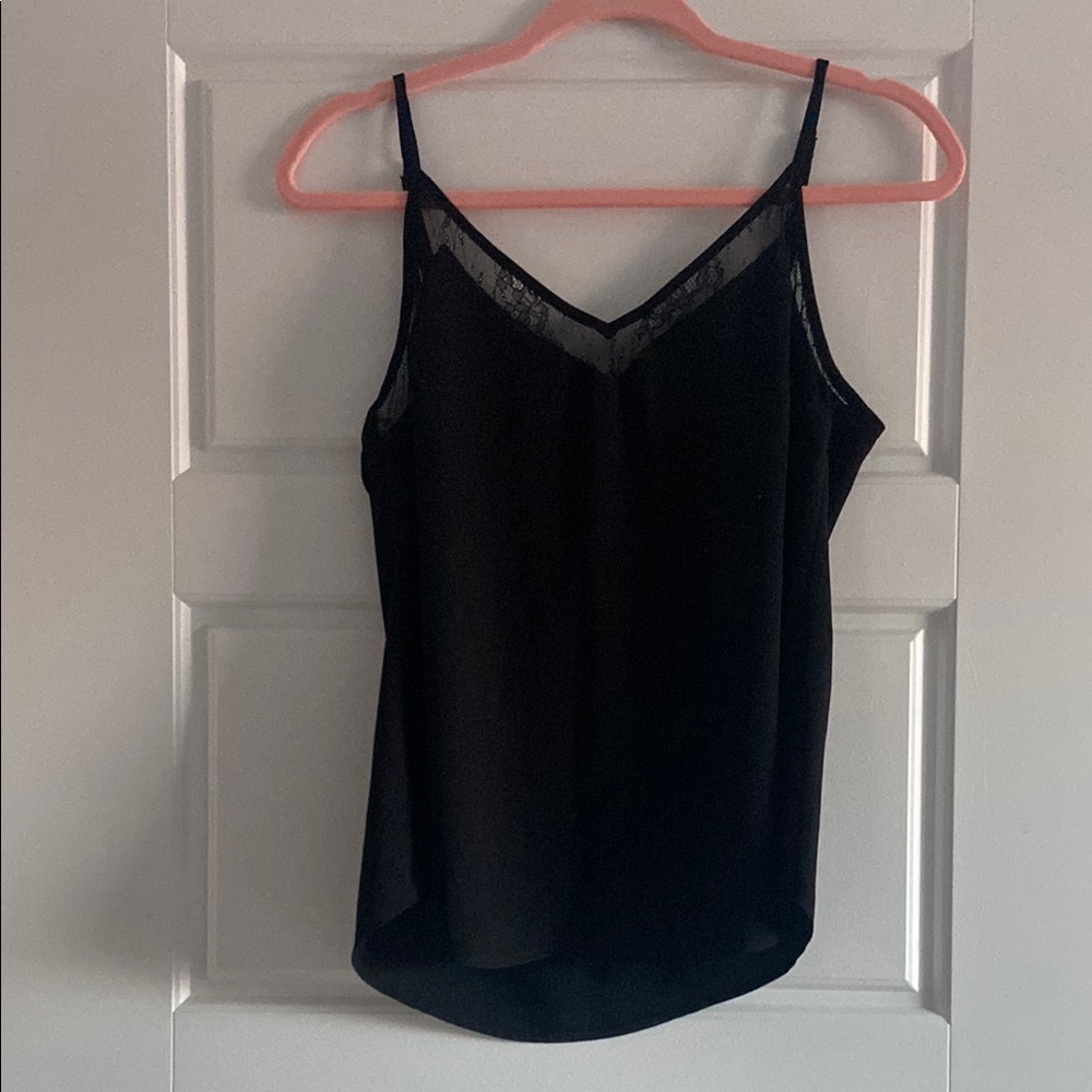 Dynamite Black Fitted Camisole with Spaghetti Straps